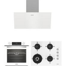 Altus Ala 332 W + Ala 189 Dw + Ala 510 W Beyaz Ankastre Set