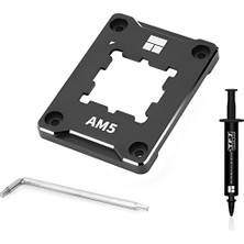 Asf-Siyah Am5 Cpu Tutucu, Düzeltici Bükülme Önleyici Sabitleme Çerçevesi, Am5 Tam Fit Sabit Işaretsiz Montaj, Am5 Bükülme Önleyici Kontak Çerçevesi, Cpu Soğutucu Standardı