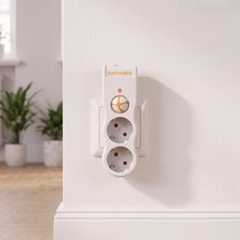 Store Tunçmatik TSK19021 Akım Koruyucu Prizler, Beyaz, 2'li 1050 Joule