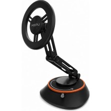 Store Armor Series HP-AA01 Güçlü Manyetik Araç Içi Telefon Tutucu - 360° Dönebilen Başlık ve Katlanabilir Alüminyum Alaşım Gövde Tüm Akıllı Telefonlarla Uyumlu Torpido Üstü Mıknatıslı Araç Tutacağı