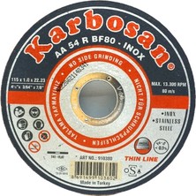 Store Inox Metal Kesici Disk 115MMX1.0X22