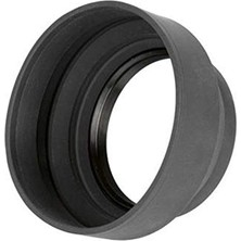 Store 58MM Üç Kademeli Kauçuk Parasoley, Lens Hood