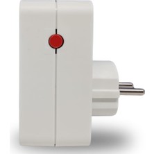 Store Şok ve Akım Korumalı Fiş-Priz, 16A-250V, Max 3600W 720 Joule, Reset Edilebilir, Sürekli Koruma, Toprak Hatlı, Çocuk Korumalı, Beyaz Renk, E1TD33B