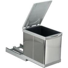 Toty 21700 Raylı Dolap Içi Çöp Kovası, 16 L