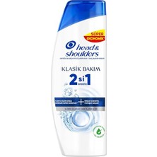 Klasik Bakım 2'si 1 Arada Kepeğe Karşı Şampuan, 625 ml