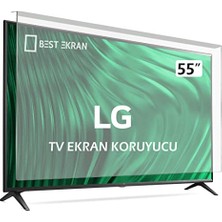 Lg OLED55B46LA Tv Ekran Koruyucu - Lg 55 Inç Tv Kırılmaz Ekran Koruyucu