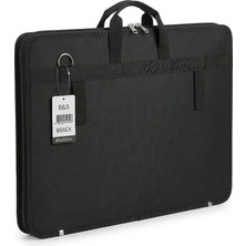 Bback Proje Çantası 40X55 cm Körüklü Siyah