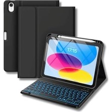 iPad 11. Nesil A16 Çipli 2024 2025 ile Uyumlu Klavyeli Tablet Kılıfı