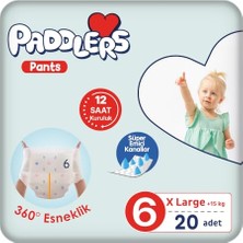 Külot Bebek Bezi 6 Numara X-Large 20 Adet (15+Kg) Eko Paket
