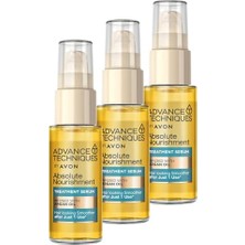 Argan Yağlı Besleyici Saç Serumu, 30 Ml, Üçlü Set