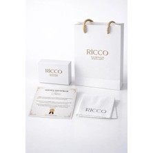 Ricco Jewellery 14 K Altın Kaplama 925 Ayar Gümüş Unisex Forse Zincir