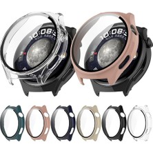 Huawei Watch 4 Için Şeffaf Sert Rubber Ekran Korumalı Kılıf - AL3173