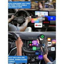 Store Kablosuz Carplay ve Android Auto Adaptörü, 2gb Ram 32GB Rom, Türkçe Arayüz, Netflix ve Youtube Destekli