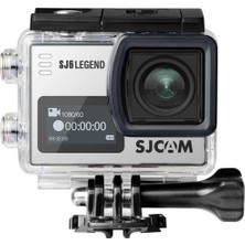 Store Sj6 Legend Wifi 4K UHD 16MP 166° 2” Dokunmatik Geniş Ekran Sanal Jiroskop Sabitleme 1000MAH Geniş Batarya 240 Fps Ağır Çekim 30 Metre Su Geçirmez Kılıflı Aksiyon Kamerası Gümüş