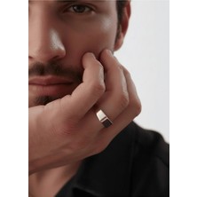 Ricco Jewellery 14 K Gold Kaplama 925 Ayar Gümüş Ayarlanabilir Küt El Yapımı Yüzük