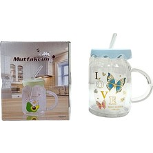 Store Silikon Kapaklı Pipetli Kupa