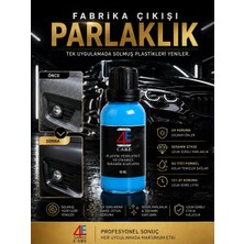 4E CARE Plastik Yenileyici ve Onarıcı Seramik Kaplama Uv Koruyuculu 50 ml Cam Şişe