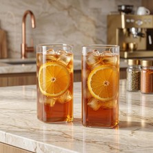 Store Dikdörtgen Borosilikat Cam Bardak, 300 ml Kapasite, Isıya Dayanıklı Yapı, Makinede Yıkanabilir, Ev Ofis Restoran Için Kullanıma Uygun Borosilikat Cam Kahve Espresso Latte Sunum Bardağı