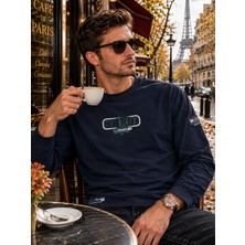 Masimar Erkek Baharlık Yuvarlak Yaka Sweatshirt Uzun Kollu Tshirt