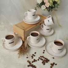 Store Deep Collection Mottolu Nordic Kahve Takımı 12 Parça 6 Kişilik 22650-55