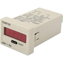 Elektronik Sayaç, JDM11-5H 5 Haneli Elektronik Birikim Sayacı AC220V/DC36V/DC 24V/DC 12V (DC12V)