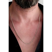 Ricco Jewellery 925 Ayar Gümüş Halat Zincir