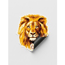 Gs Store Galatasaray Aslan 40X50CM Büyük Sticker GSW26005