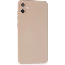 Store Samsung Galaxy A05 Kılıf Nano Içi Kadife Silikon - Pudra