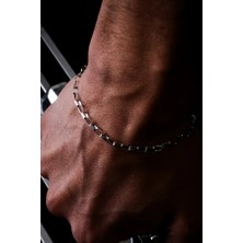 Ricco Jewellery 925 Ayar Gümüş Old Money Italyan Küt Küp Bileklik