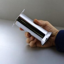 Yatak Çekyat Destek Ayağı Yükseltici Ayakları 4 Adet 15 cm Metal Mobilya Ayak Krom Baza Koltuk Kanepe