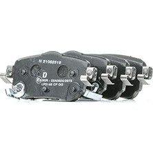 Arka Fren Balatası Nissan Qashqai 1.2/1.3/1.5/1.6 13, Renault Kadjar 1.2/1.3/1.5 15 LP3145