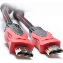 1.5 Metre HDMI Kablo, Örgü Sargılı Dayanıklı, Full Hd, Televizyon/monitör/tv/uydu Alıcısı Uyumlu