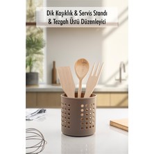 Store Vizon Silindir Dik Kaşıklık & Tezgah Üstü Düzenleyici & Servis Standı