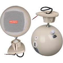 Store Magicvoice Mv-12 7.5 cm 20 Watt Komütatörlü Hat Trafolu Krem Beyazı Sütun Sarkık Hoparlör (2’li Takım)