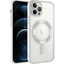 Store Apple iPhone 13 Pro Kılıf Kross Magneticsafe Kapak - Gümüş