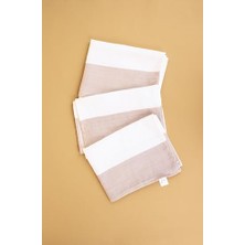 %100 Müslin Mutfak Kurulama ve Çok Amaçlı Bez, 3'lü Set