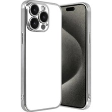 Store Apple iPhone 15 Pro Max Razer Lensli Silikon - Gümüş