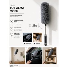 Store Krafz Home Kaliteli Teleskopik Uzatılabilir Mikrofiber Yumuşak Başlıklı Toz Alma Fırçası, Püskülü Bükülebilir Dip Köşe Başlık, Boşluk Temizleme ve Almak Için Uzayabilir Fırça