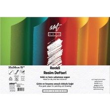 Store Clara Renkli Resim Defteri 160 gr / 180 Gr, 35 x 50, 12/3 Yaprak