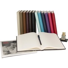 Store 5286 Ajanda Tarihsiz Kareli 17X24 Ajanda Defter 160 Yaprak Ivory Kağıt Suni Deri Telefon Kılıflı Mekanizmalı Hesap Makineli Organizer, Kırmızı