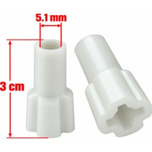 yzcpart Tefal E 43 Hbs Uyumlu Blender Motor Ucu Kavrama Mil Dişlisi 2 Adet