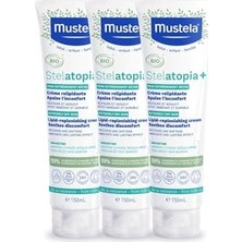 Organik Sertifikalı Stelatopia+ Çok Kuru ve Atopik Cilt Nemlendirici Krem Bebek Çocuk Yetişkin 3'lü