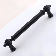 Metal Siyah 128 mm Defne Kulp Mobilya Çekmece Mutfak Dolabı Dolap Kapak Kulpları Kulb Kulpu