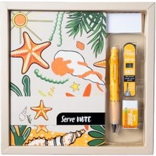 Desenli Elma Defter Seti, Hardal Sarısı, Kutuda