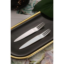 Store Çelik 12 Adet 11,5 cm Üç Dişli Meyve Tatlı ve Kek Çatalı CIN745BY-12