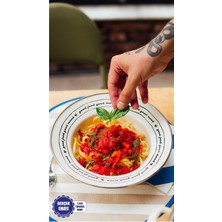 Store Mood Emaye Çukur Makarna ve Salata Tabağı