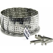 Store Metal Buharda Sebze Pişirici Sepet ve Haşlama Aparatı