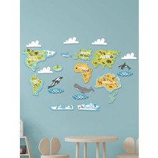 Store Bebek Çocuk Odası Duvar Süsü Ev Dekorasyon Mdf Uv Baskı ile Canlı Renklerde Eğlenceli Tasarımlar MDL91421