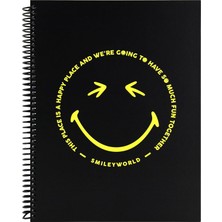 Store Smiley 18,5X25,5 100 Yaprak Çizgili (Sert Kapak)