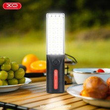 Store Xo YH17 Solar Şarjlı Dış Mekan LED Kamp Lambası - 1500MAH Bataryalı, Manyetik Tabanlı ve Kancalı, 5 Farklı Aydınlatma Modlu Acil Durum Işığı - Taşınabilir Güneş Enerjili Fener